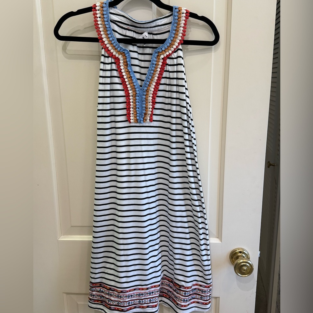 THML racerback dress striped